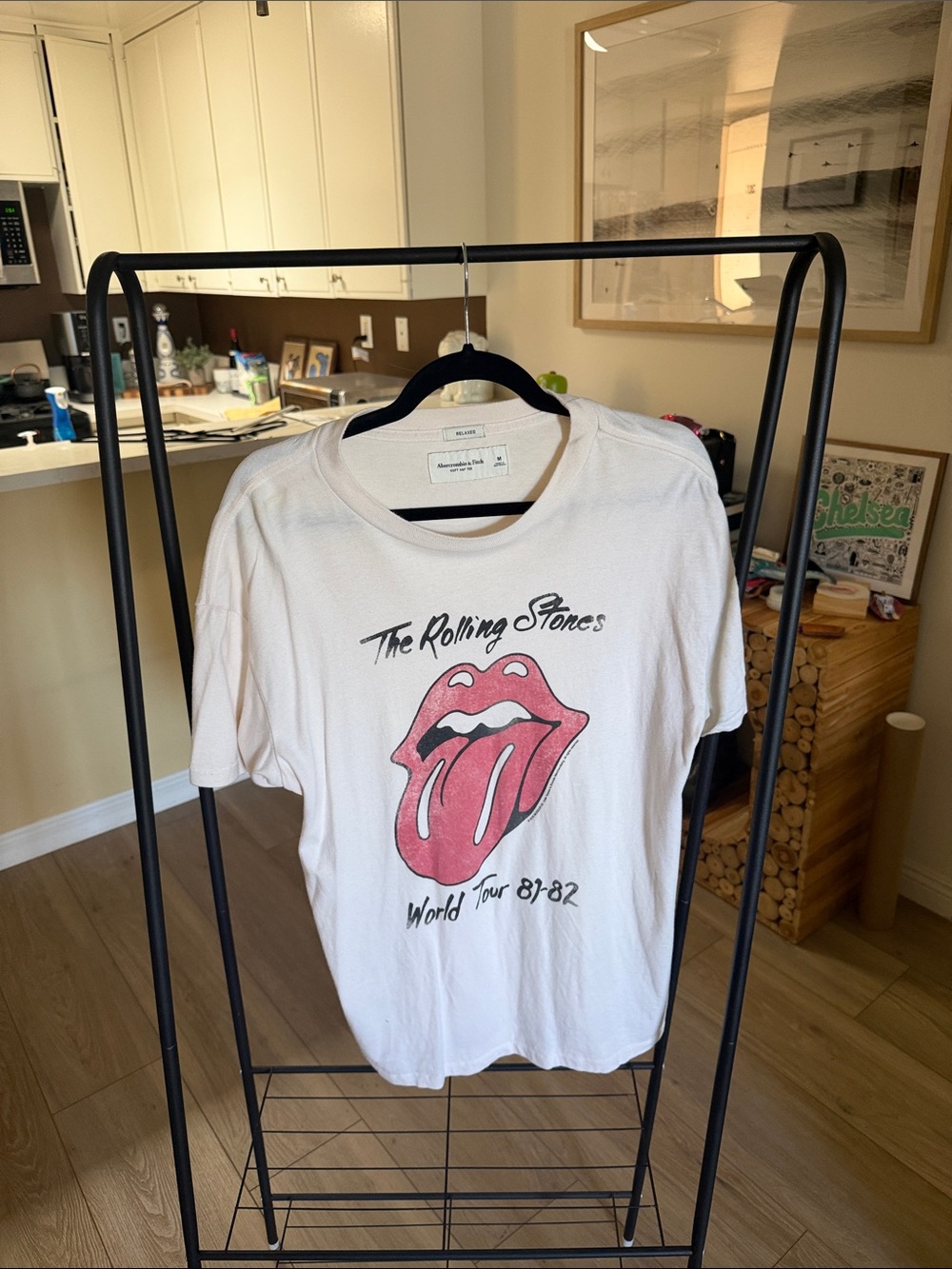 Abercrombie & Fitch The Rolling Stones World Tour 81-82 Graphic Tee M Relaxed